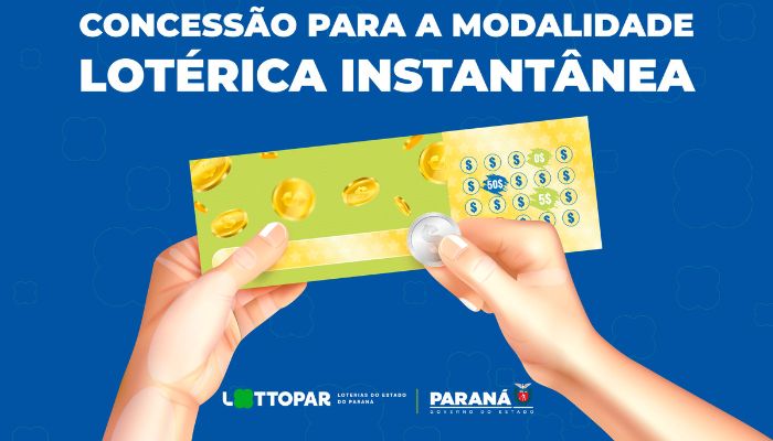  Com duas empresas, Lottopar avança na implantação da loteria instantânea